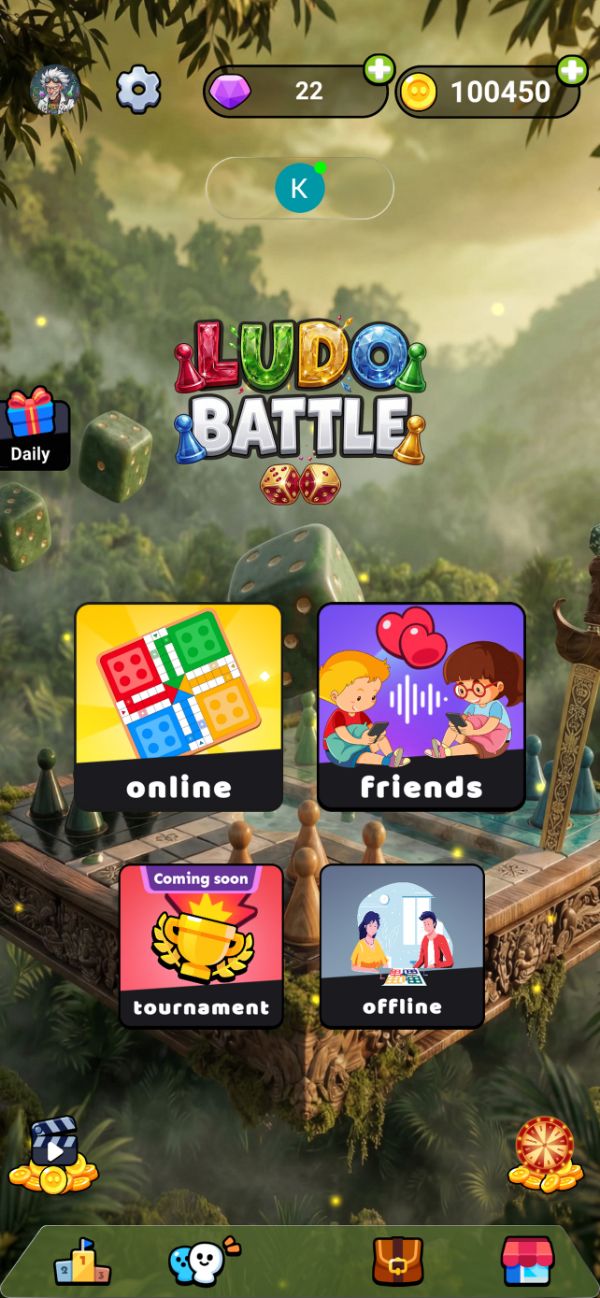 Home screen