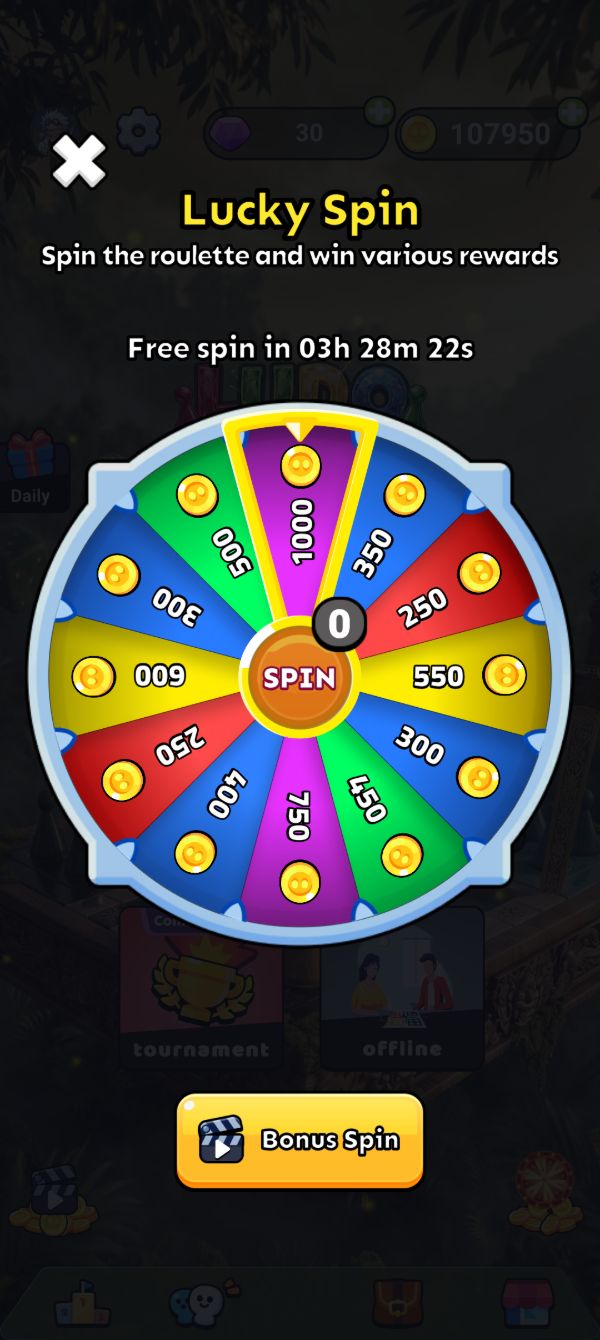 Lucky spin wheel